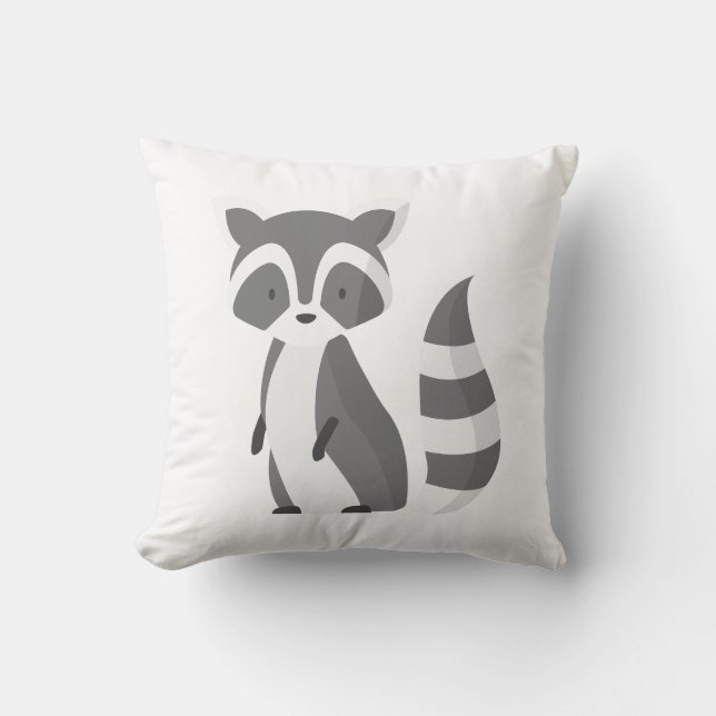 Cojín Decorativo Racoon Pillow | Regalo Para Niños (Anverso)
