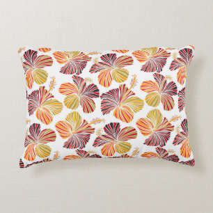 Cojín Decorativo Radiancia Hawaiana: Elegancia de planta tropical.