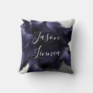 Cojín Decorativo Radiante Minimalista morado oscuro diafánico moder