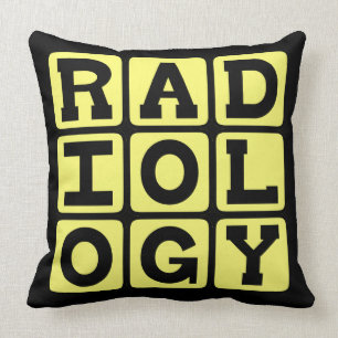 Cojín Decorativo Radiología, el estudio de imágenes médicas