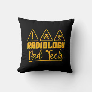 Cojín Decorativo Radiología Rad Tech Radiólogo Técnico Xray