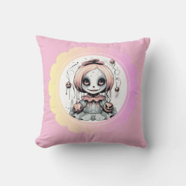 Cojín Decorativo Rag Doll Cute y Spooky Personalizado