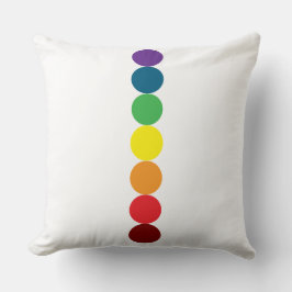 Cojín Decorativo Rainbow Chakra Energy Cushion Cover Throw Pillow