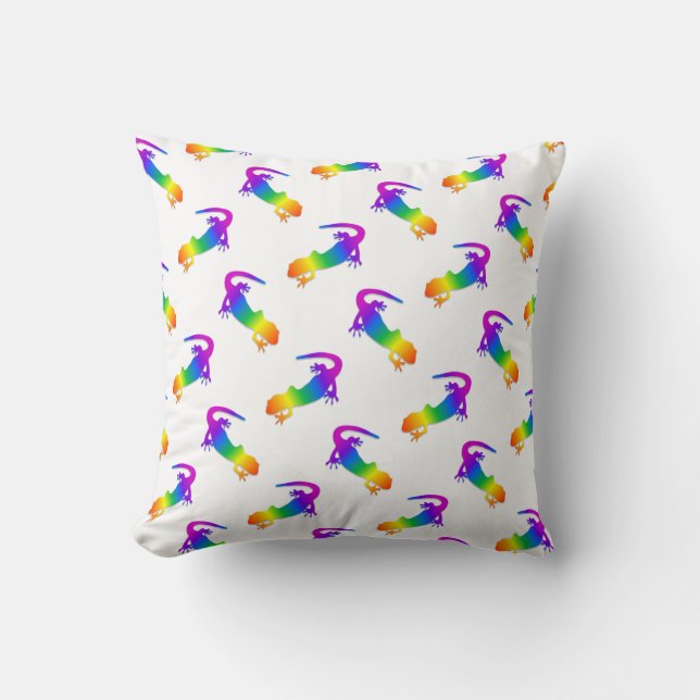 Cojín Decorativo Rainbow Salamander (Anverso)