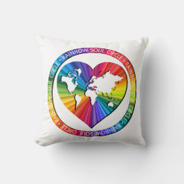 Cojín Decorativo Rainbow Soul Circle