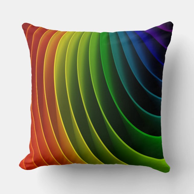 Cojín decorativo Rainbow Twist (Anverso)