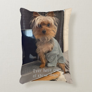 Cojín Decorativo Ralphie el Yorkie de taza de té Uno de esos días