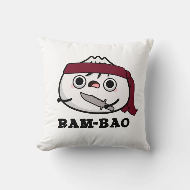 Cojín Decorativo Ram-bao Soldado gracioso Dimsun Pun (Anverso)
