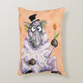 Cojín Decorativo Ram de amor - Romántico - Añadir tu texto / nombre