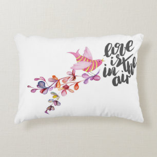 Cojín Decorativo Rama de pájaro del amor