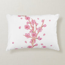 Rama de Sakura Flor de Cerezo Rosa Arte