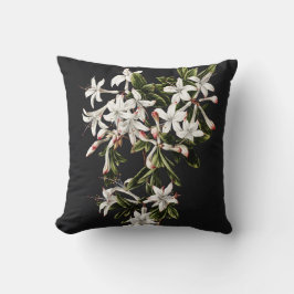 Cojín Decorativo Rama vintage de Azaleas Blancas en flor