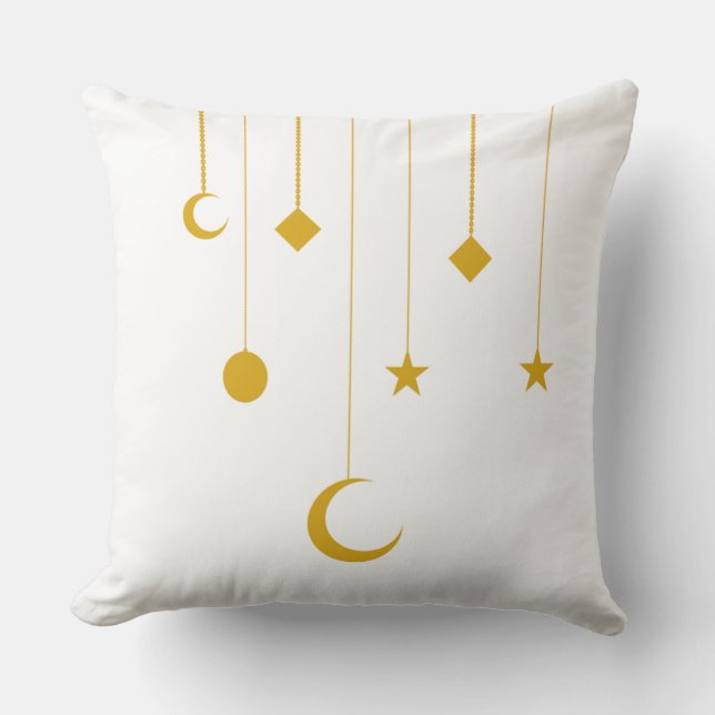 Cojín Decorativo Ramadan Golden Hanging Ornaments Pillow (Anverso)