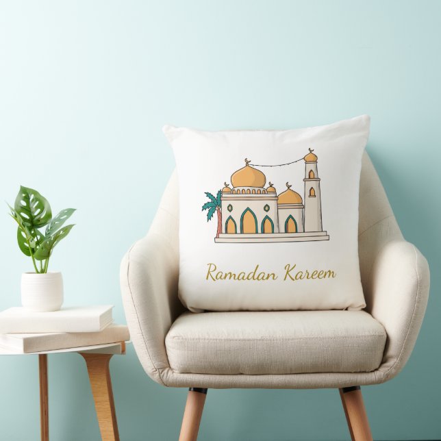 Cojín Decorativo Ramadan Golden Mosque Pillow  (Silla)