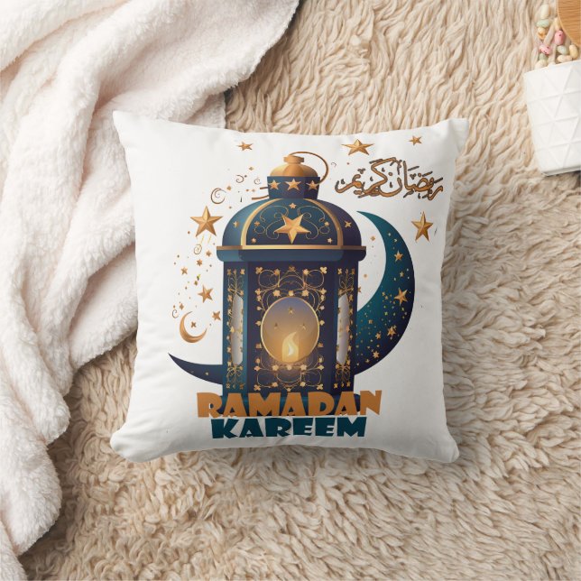 Cojín Decorativo Ramadan Kareem Mubarak Lantern ramadan 2024 (Manta)