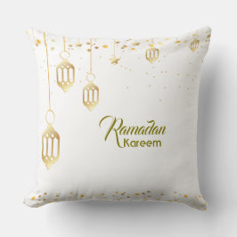 Cojín Decorativo Ramadan Lanterns and Confetti Throw Pillow