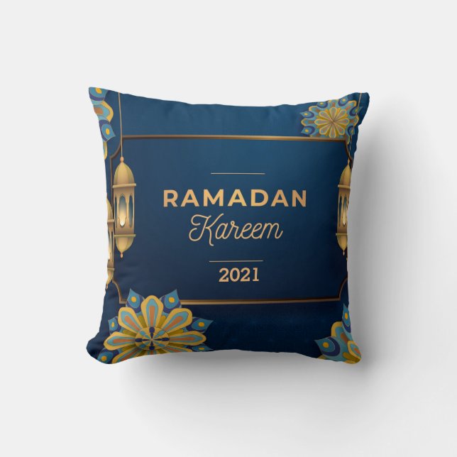 Cojín Decorativo Ramadán Mubarak (Anverso)