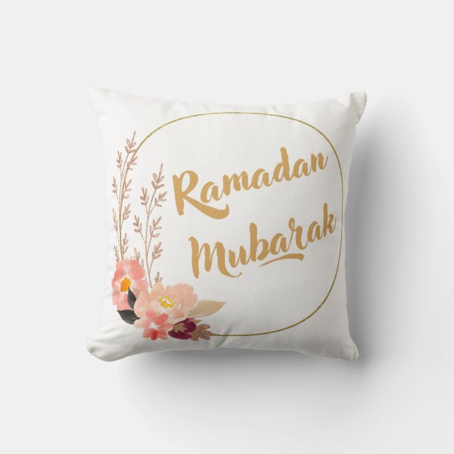 Cojín Decorativo Ramadan Mubarak 5 (Anverso)