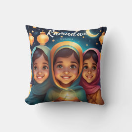 Cojín Decorativo Ramadan Mubarak Velas para niños