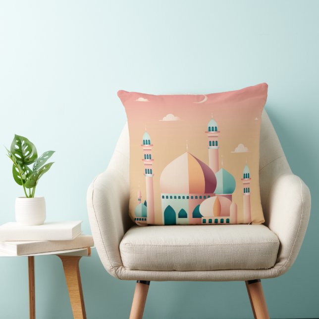 Cojín Decorativo Ramadan Pillow – Ornate Mosque (Silla)