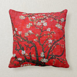 Cojín Decorativo Ramas de árbol de almendros en Blossom, Van Gogh