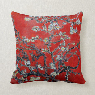 Cojín Decorativo Ramas de Vincent van Gogh con el flor de la