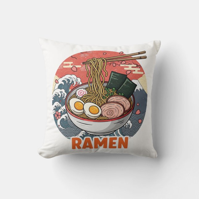 Cojín Decorativo Ramen (Anverso)