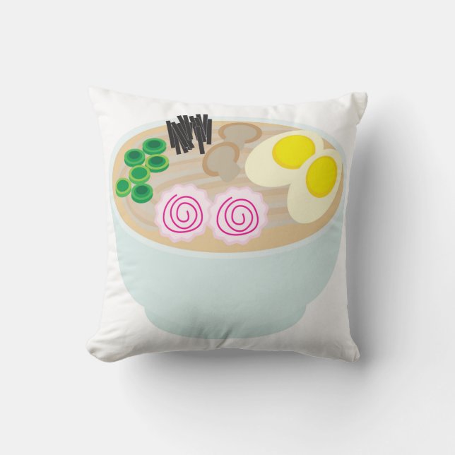 Cojín Decorativo Ramen Bowl (Anverso)