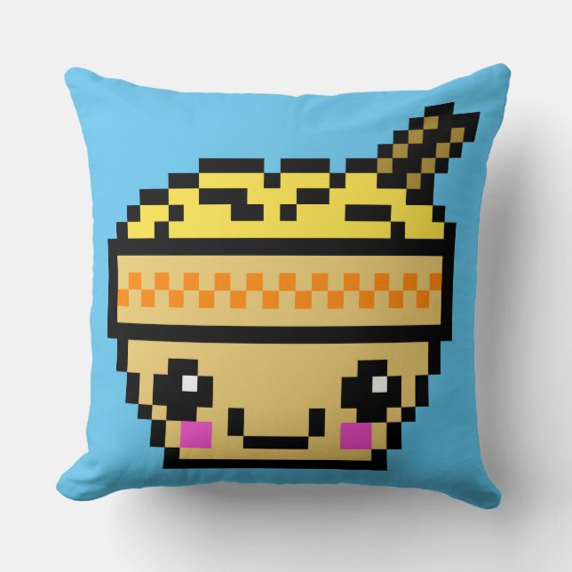 Cojín Decorativo Ramen de ocho bites (Anverso)