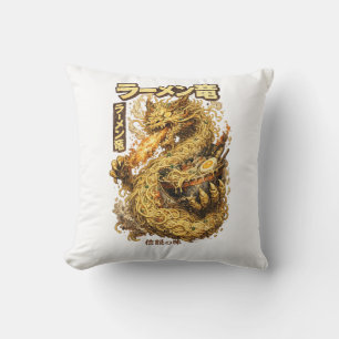 Cojín Decorativo Ramen Dragon – Leyenda del Sabor