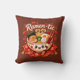 Cojín Decorativo Ramen-tico – Tazón de Ramen Kawaii Adorable