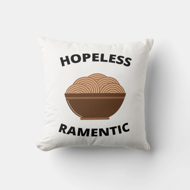 Cojín Decorativo Ramenótico sin esperanza (Anverso)