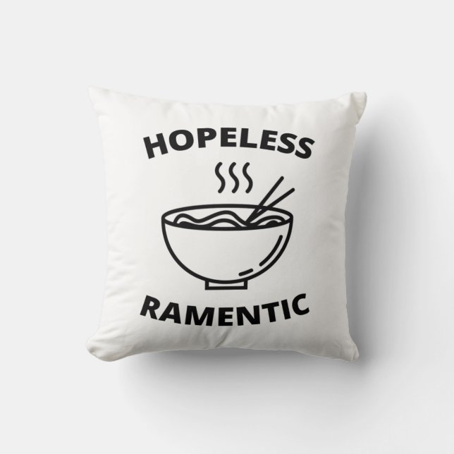 Cojín Decorativo Ramenótico sin esperanza (Anverso)
