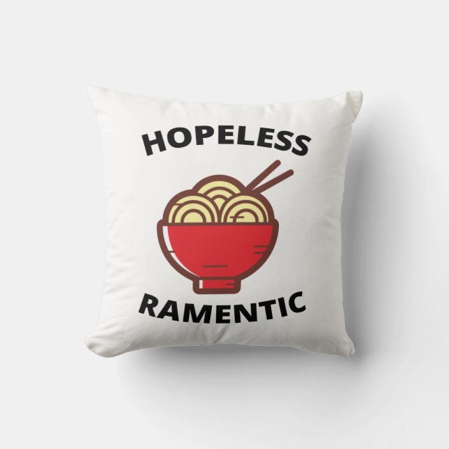 Cojín Decorativo Ramenótico sin esperanza (Anverso)
