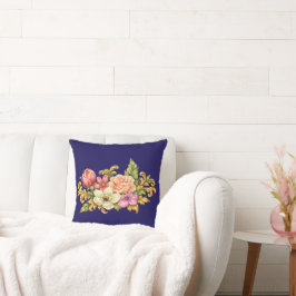 Cojín Decorativo Ramo de flores Acanto