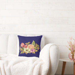 Cojín Decorativo Ramo de flores Acanto