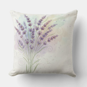 Cojín Decorativo Ramo de flores de lavanda