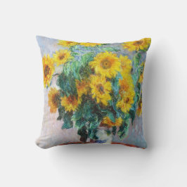 Cojín Decorativo Ramo de girasoles, Claude Monet 1880