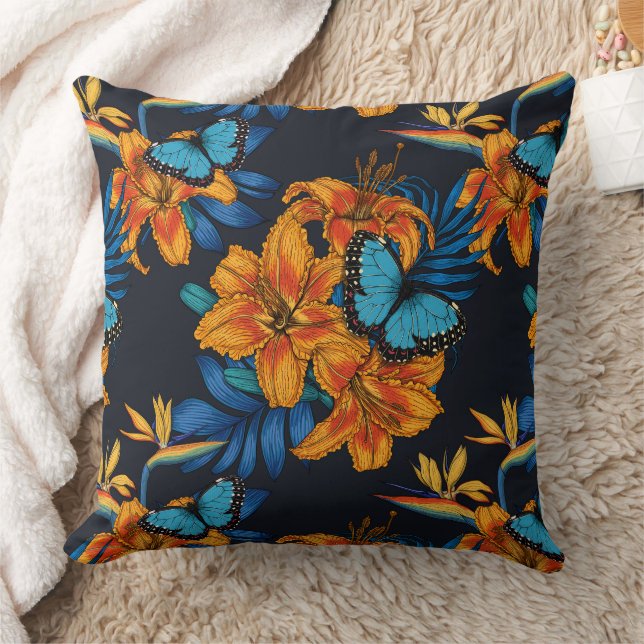 Cojín Decorativo Ramo tropical (Manta)