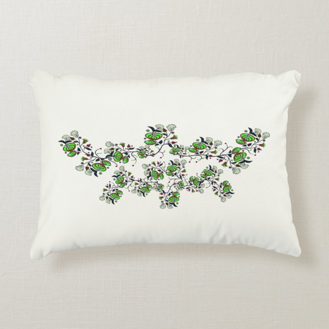 Cojín Decorativo Ramos de flores (Anverso)