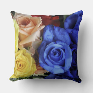 Cojín Decorativo Ramos de rosas frescas surtidas