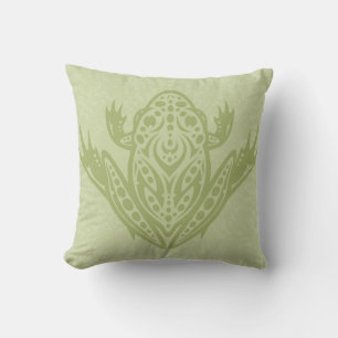 Cojín Decorativo Rana de leopardo tribal