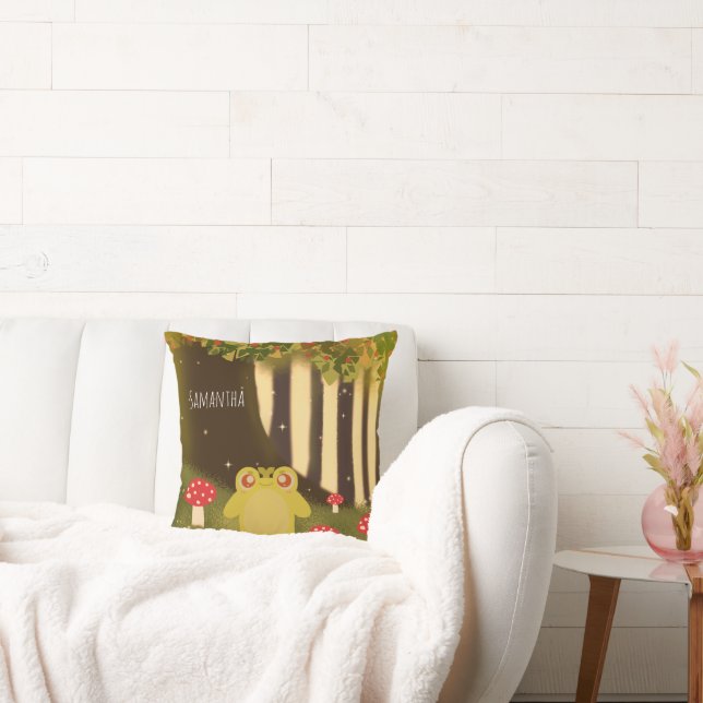 Cojín Decorativo Rana De Naturaleza Mágica (Sofá)