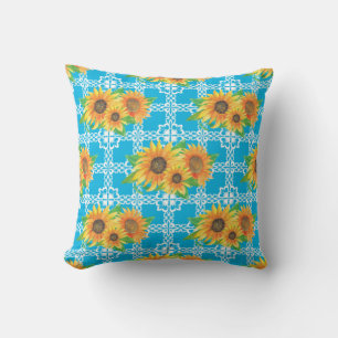 Cojín Decorativo Rana floral de girasol
