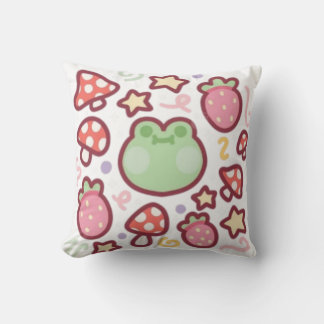 Cojín Decorativo Rana kawaii