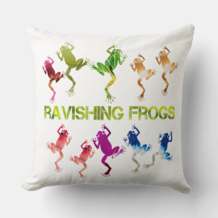Cojín Decorativo ranas raviosas