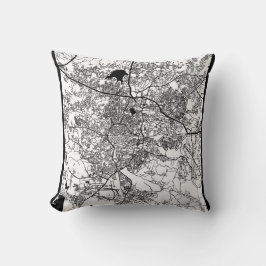 Cojín Decorativo Ranchi Jharkhand City Map