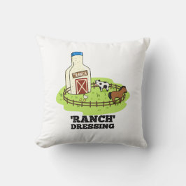 Cojín Decorativo Rancho Vestido Gracioso Bolla de Alimentos