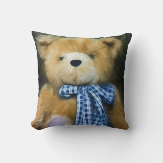 Cojín Decorativo Randolph - Perro Wuzzy difuso 16x16