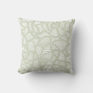 Cojín Decorativo Random Leaf Mosaic Pale Green